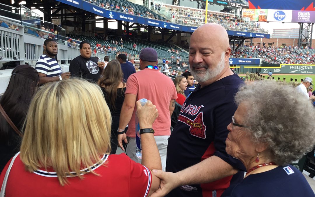 Singing the Anthem at a Professional Baseball Game